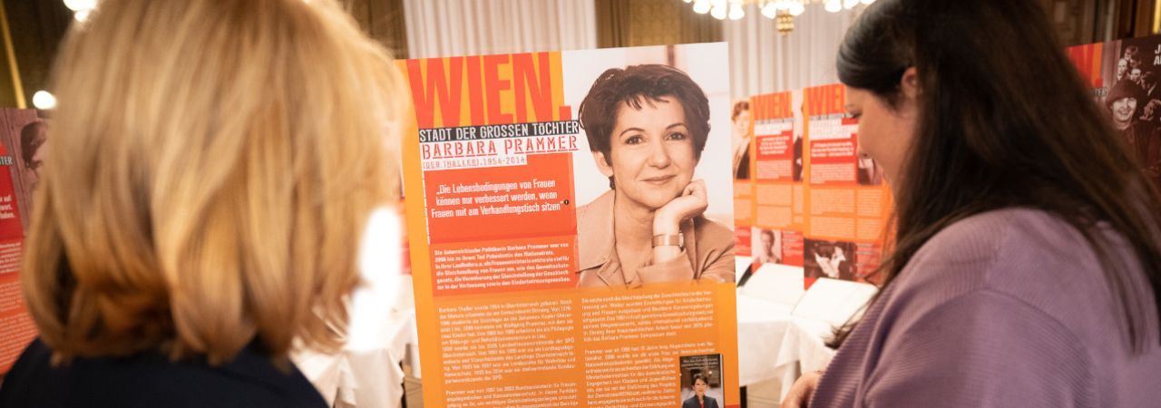 Bild aus der Pionierinnen-Galerie  'Wien. Stadt der großen Töchter'