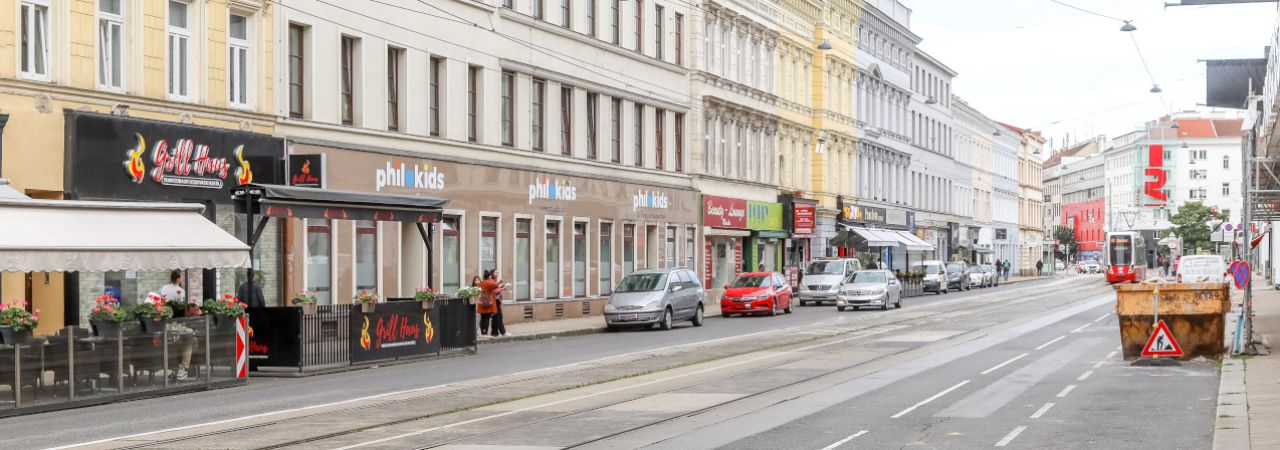 Ansicht der Äußeren Mariahilferstraße
