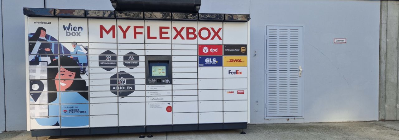 Vorderansicht einer WienBox