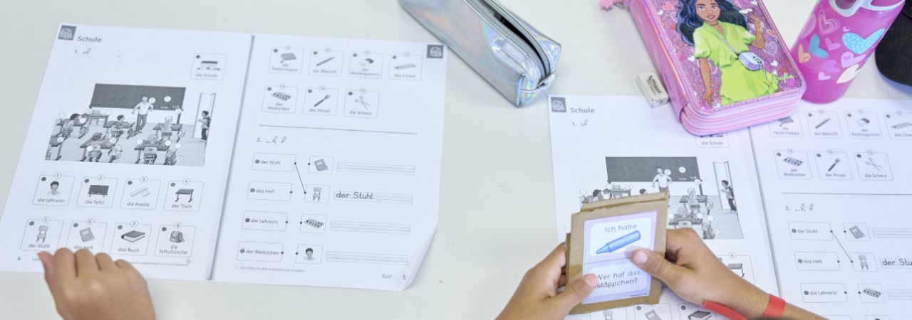 Lernutensilien für Kinder