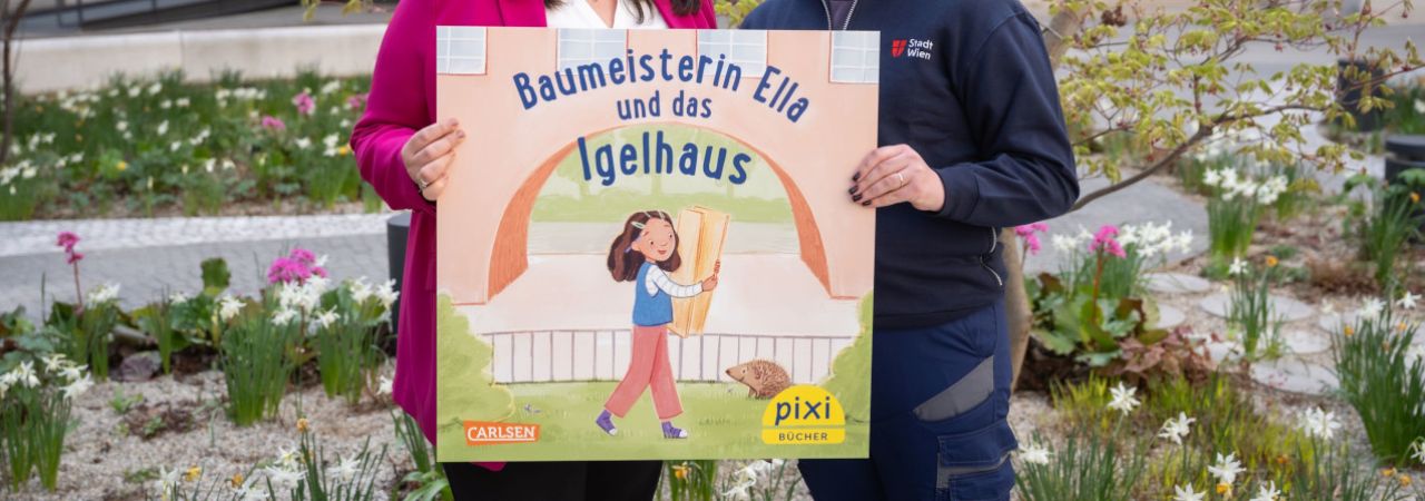 Cover des Buches 'Baumeisterin Ella und das Igelhaus'