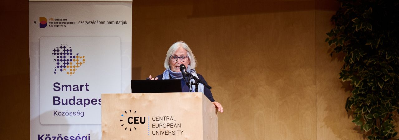 Eva Kail az inkluzív várostervezésről beszélt.