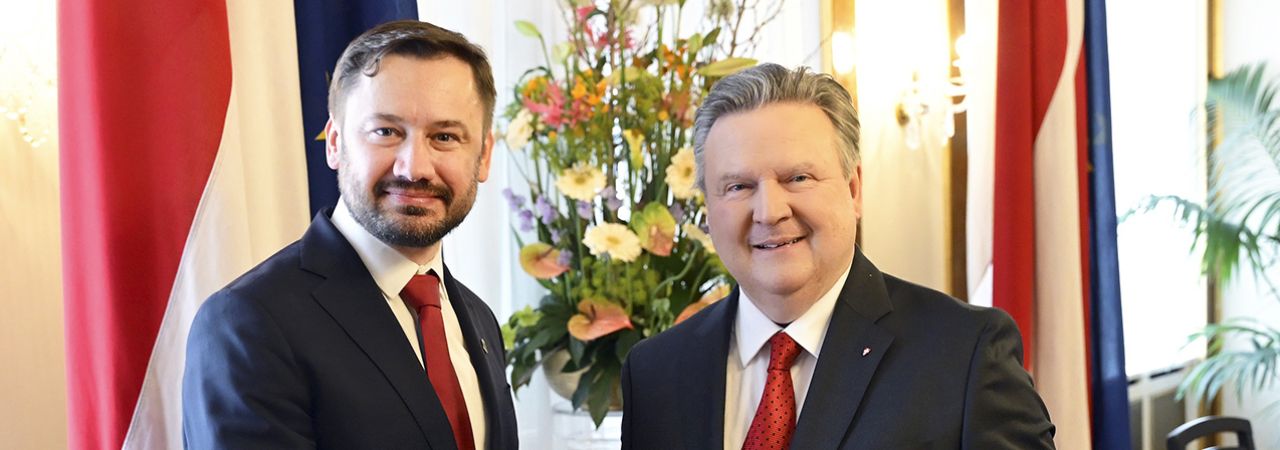 Stadtpräsident Miszalski und Bürgermeister Ludwig