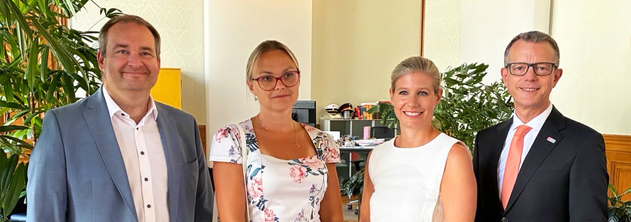 Im Büro des Magistratsdirektors