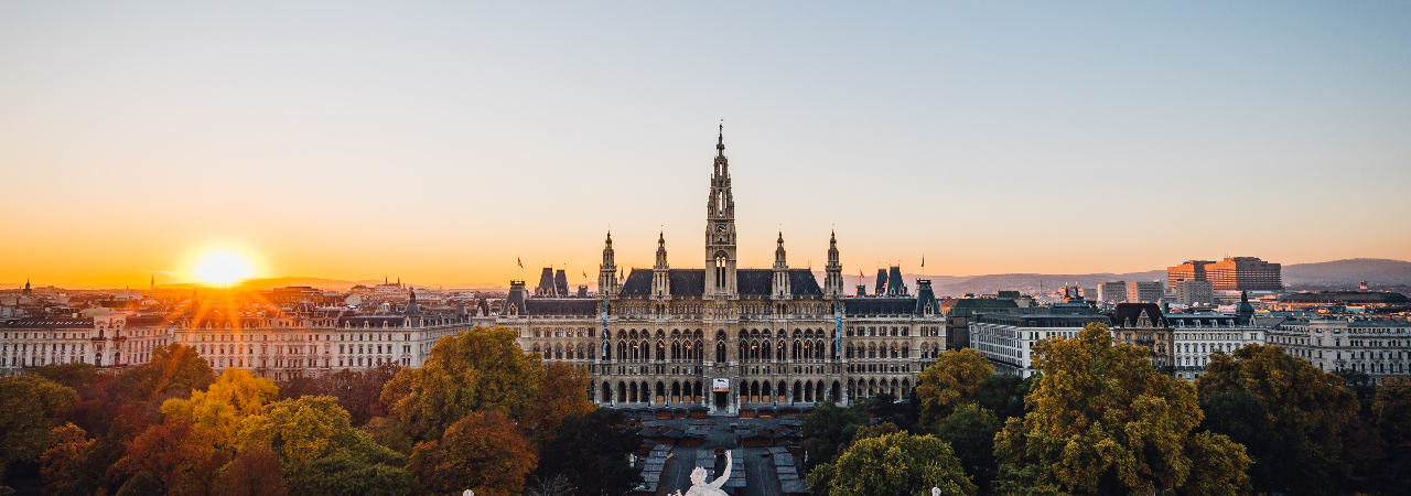 View to the Vienna City Hall