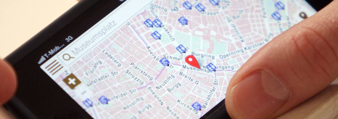 City Map Vienna on smartphone