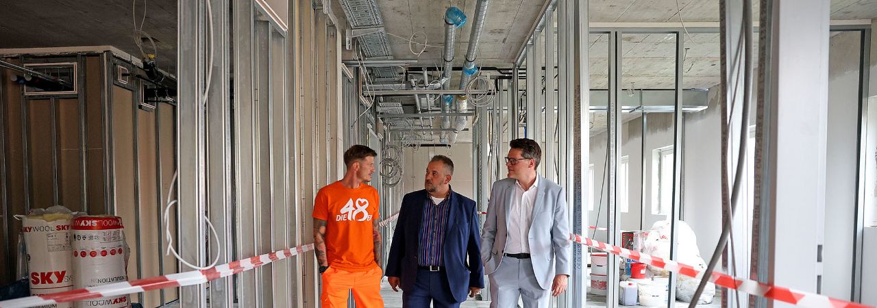 Gradski vijećnik Jürgen Czernohorszky u posjeti komunalnom preduzeću '48er'