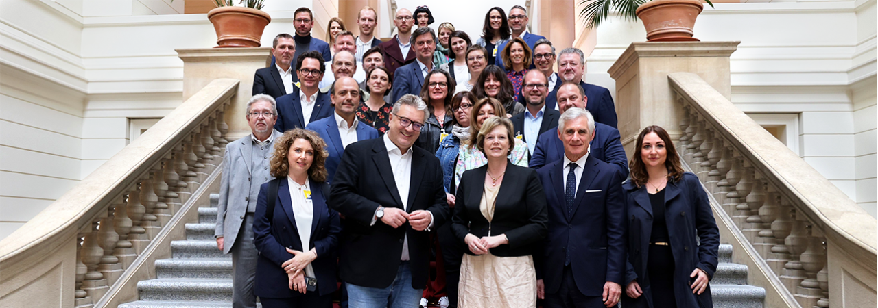 Die Delegation im Abgeordnetenhaus von Berlin