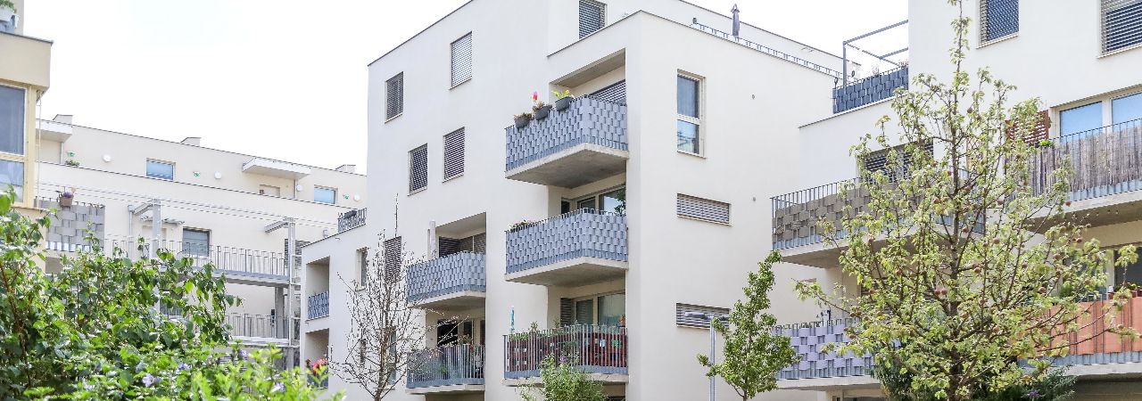 Ein Wohnhaus