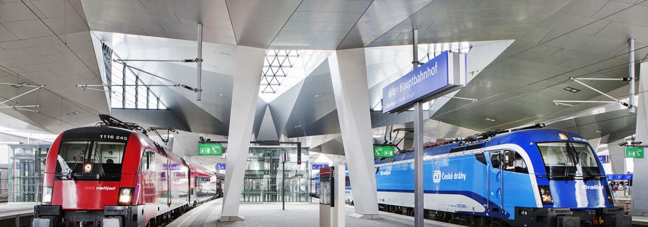 Ein Bahnhof