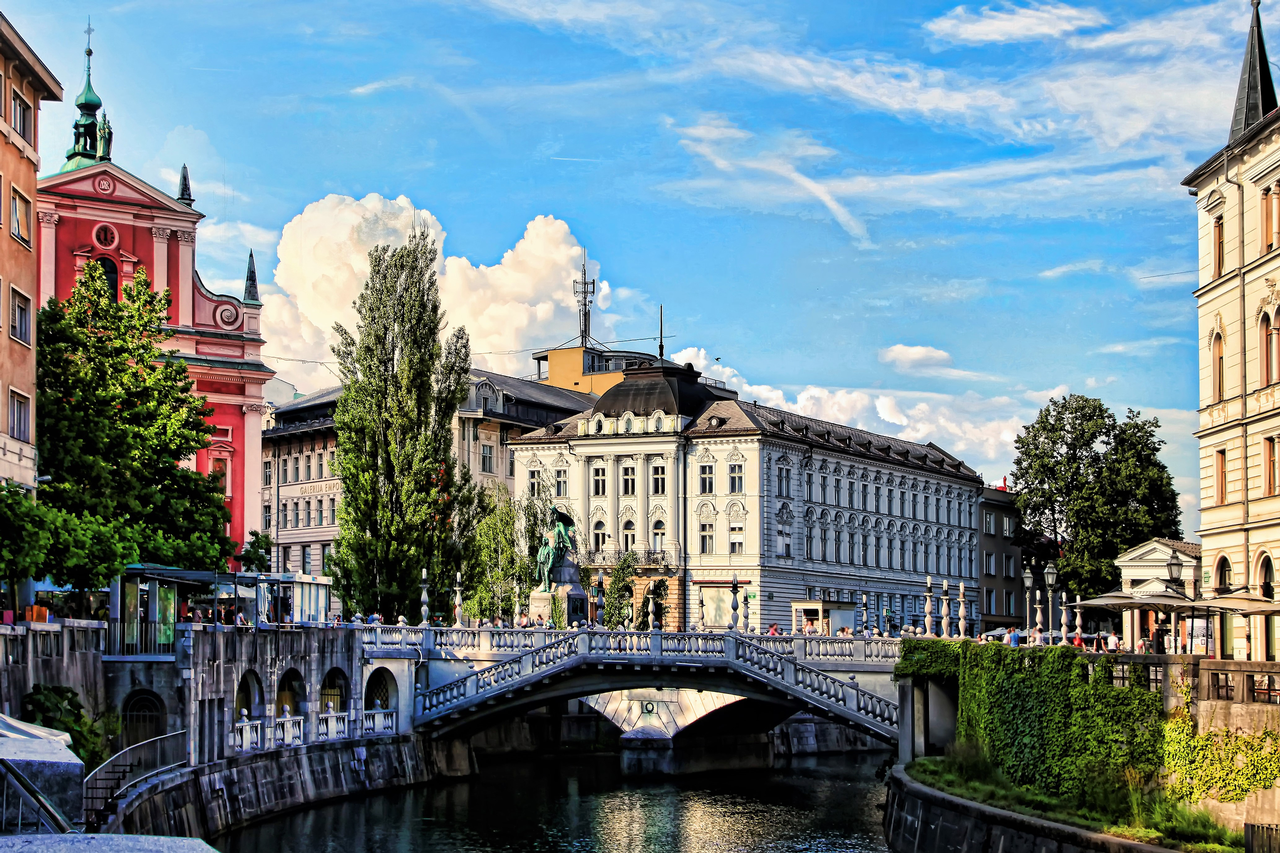 Stadtansicht Ljubljana, © iStock