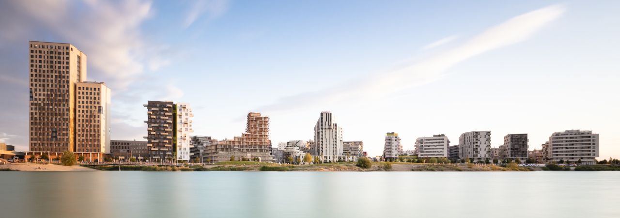Skyline der Seestadt