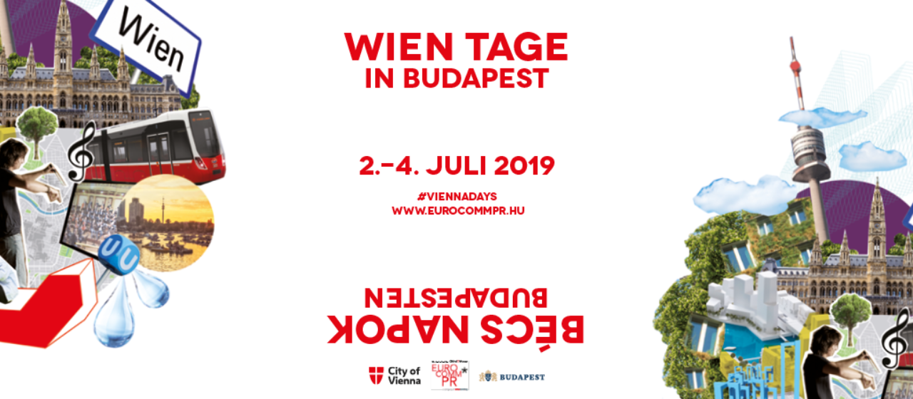 Identyfikacja wizualna Dni Wiednia w Budapeszcie 2019