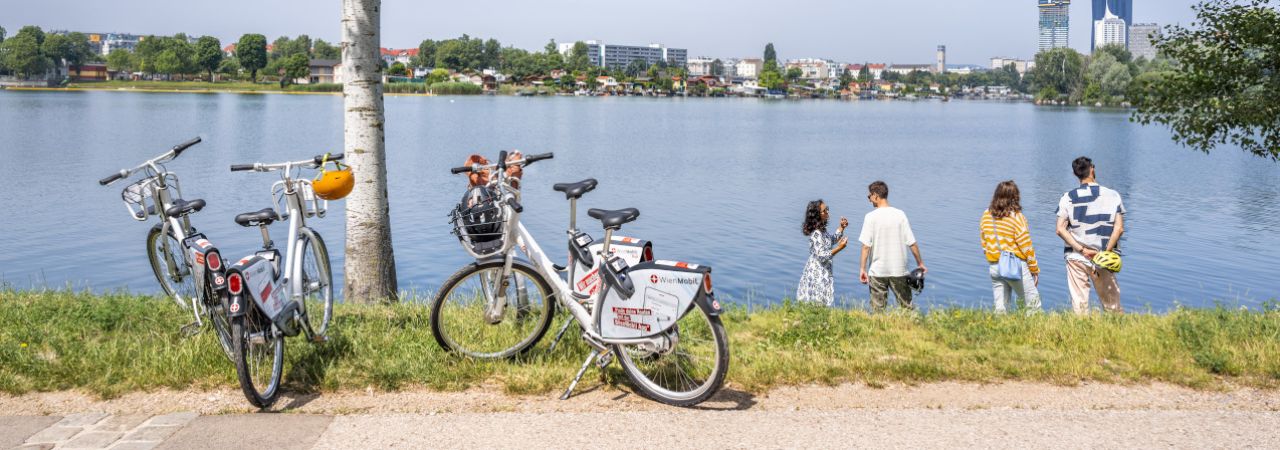 Ausflug mit WienMobil Rädern an die Donau