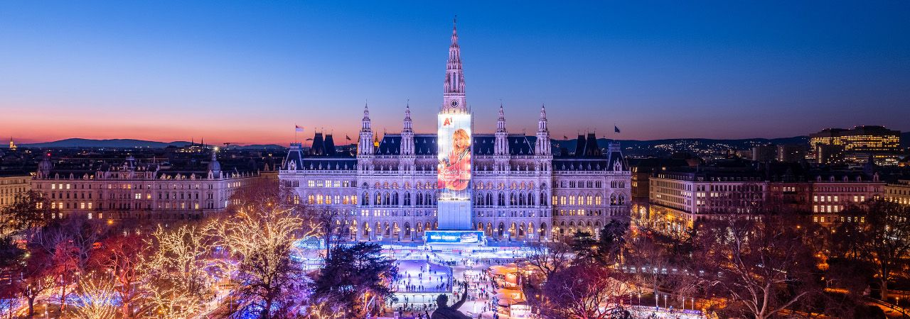 Eistraum vor dem Wiener Rathaus