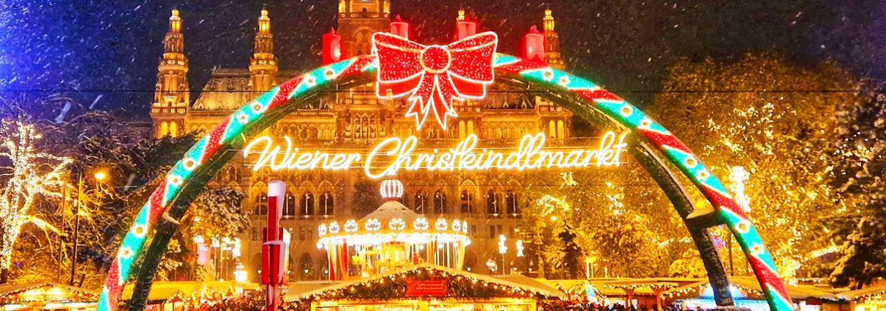 Der Wiener Christkindlmarkt am Rathausplatz