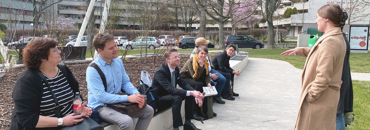 Die Berliner Fachdelegation beim Olof Palme-Hof