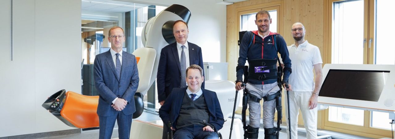 Robotizált mozgásszervi rehabilitációs centrum Bécsben és alapítói