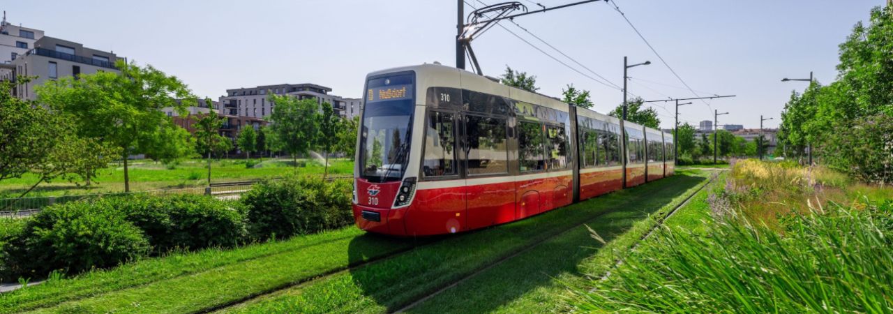 zelena tramvajska pruga u Beču
